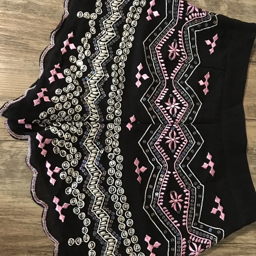Selfridge - Beaded Embroidered Dress Shorts